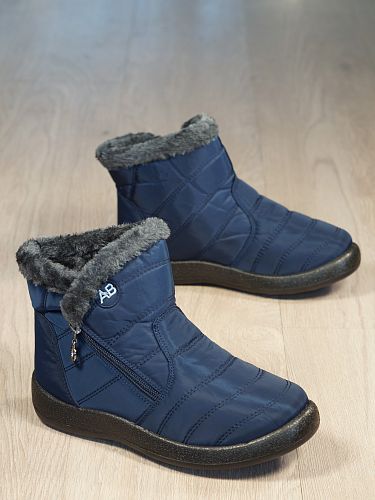 Легкие теплые дутики Замтари 7700 синие