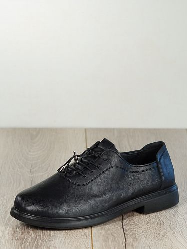 Удобные демисезонные туфли DB 3501-1 черные