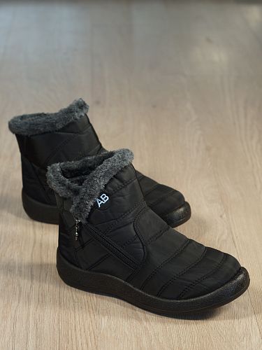 Легкие теплые дутики Замтари 7700 черный