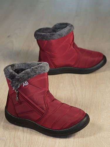 Легкие теплые дутики Замтари 7700 бордо